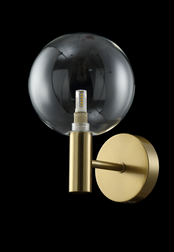 Бра Crystallux ANDRES ANDRES AP1 BRONZE/TRANSPARENTE_CR