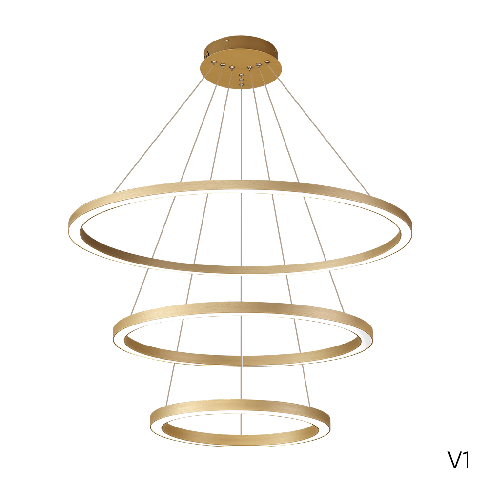 Подвесная люстра Crystal Lux FORTUNA FORTUNA SP158W LED GOLD_CR