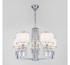 Подвесная люстра Eurosvet с абажурами Zaffiro a056961_EU