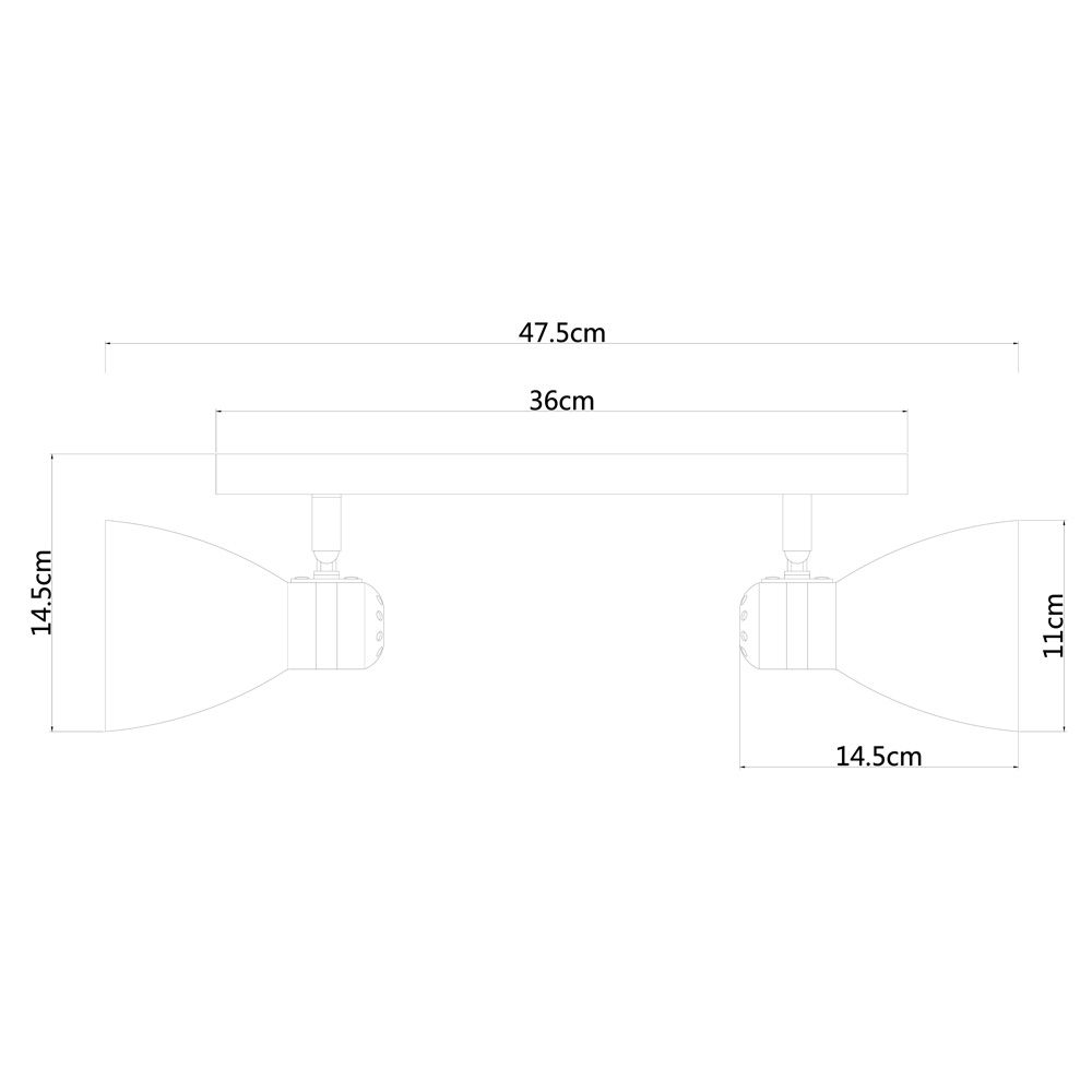 Спот ArteLamp Mercoled A5049AP-2GY