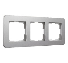 Рамка на 3 поста Platinum алюминий Werkel a059215_WR