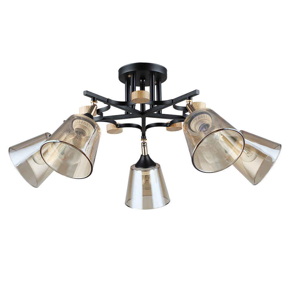 Потолочный светильник Arte Lamp GLASSY A5078PL-5BK