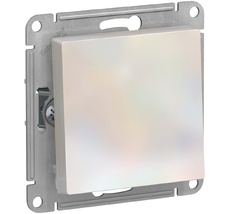 Переключатель встраиваемый перекрестный одноклавишный (жемчужный) Systeme Electric ATN000471