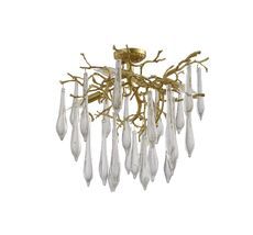 Подвесная люстра Crystallux REINA REINA PL5 D600 GOLD PEARL_CR