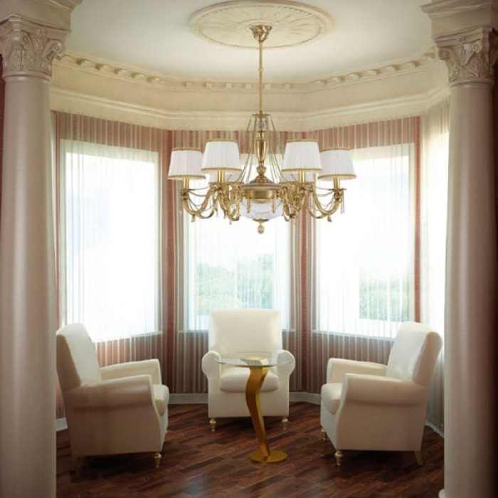 Потолочная люстра Kutek BAC-ZW-6+1(P/A)