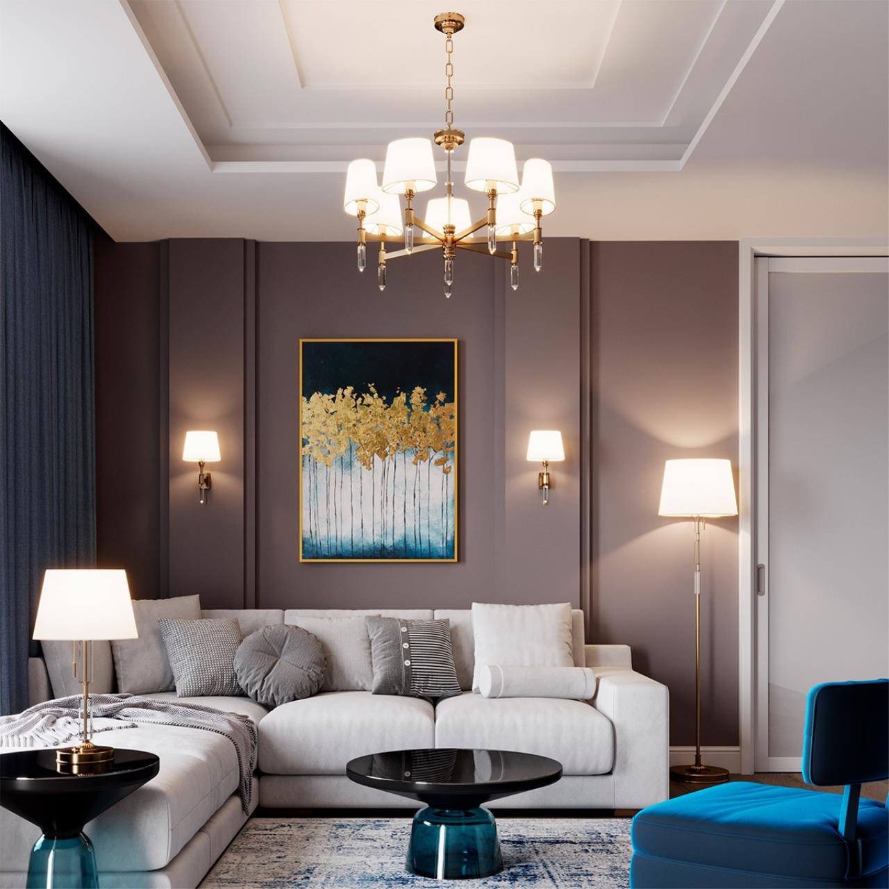 Подвесная люстра Odeon Light LONDON 4894/7