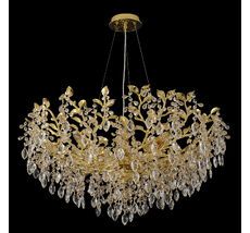 Подвесная люстра Crystal Lux EDEN SP10 GOLD_CR