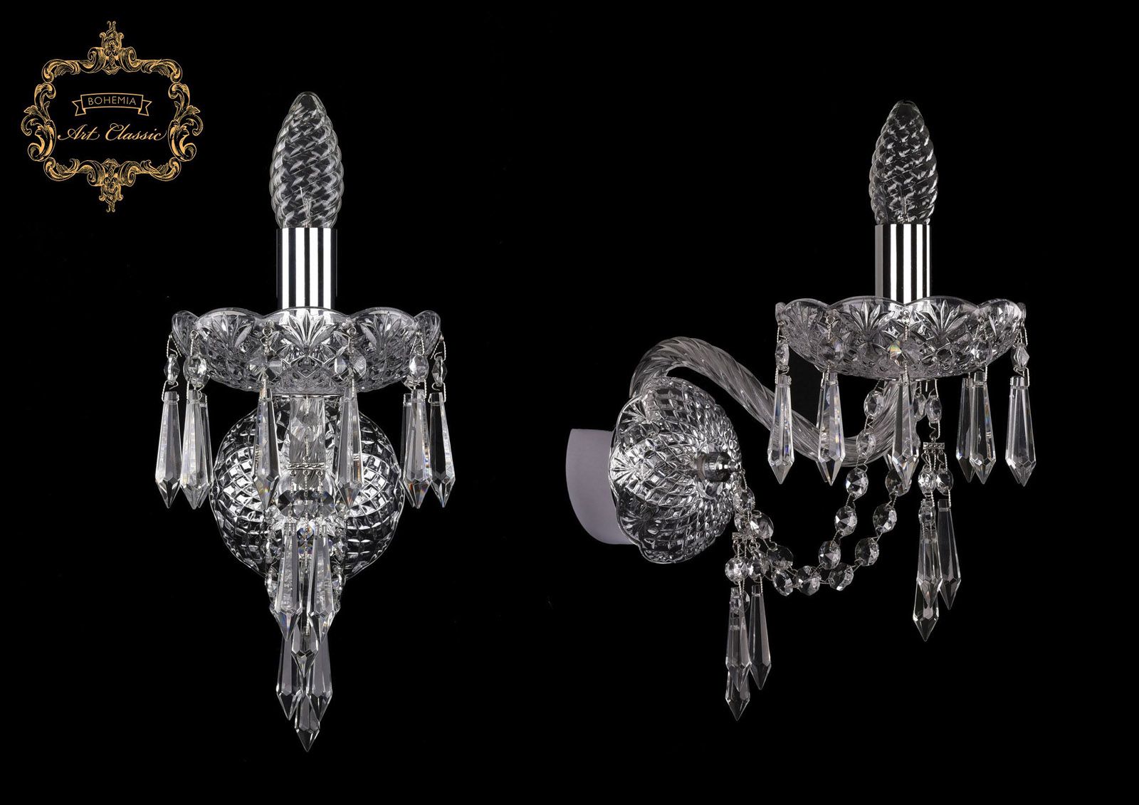 

Бра Bohemia Art Classic 10.23.1.165.XL.Cr.Dr, 10.23.1.165.XL.Cr.Dr