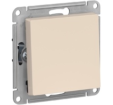 Переключатель встраиваемый перекрестный одноклавишный (бежевый) Systeme Electric ATN000271