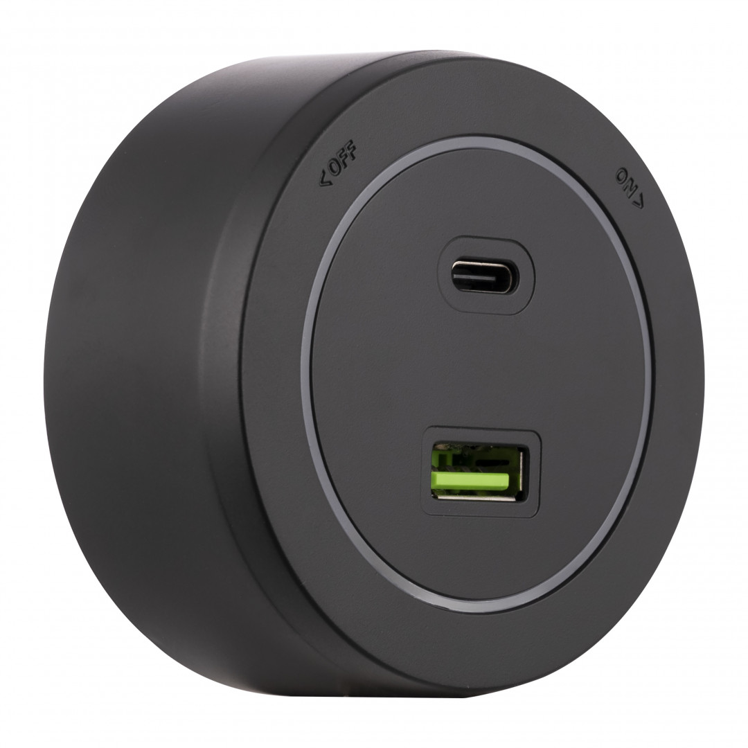Трековая розетка Arte Milano track-sockets 399731TS/USB-Type-C Black