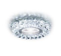 Встраиваемый светильник Ambrella light Crystal S257 CH_AMB