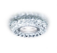 Встраиваемый светильник Ambrella light Crystal S257 CH_AMB