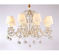 Подвесная люстра Ambrella light с абажурами и хрусталем Traditional TR4561_AMB