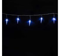 Гирлянда Сосульки 4м Белые 12см 24В, 16LED, Провод Прозрачный ПВХ, IP54 IC12.16-10-1W