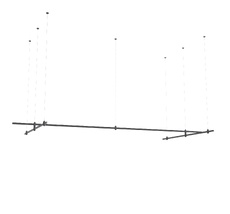 Подвесная готовая конструкция для модульных светильников FARM без светильников, без блока питания ST Luce FARM ST8054.421.27