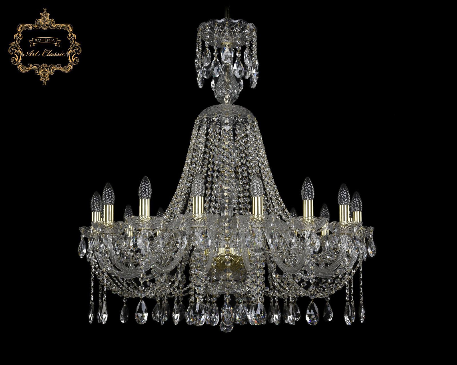 Хрустальная люстра Bohemia Art Classic 11.12.16.300.XL-94.Gd.Sp_BI