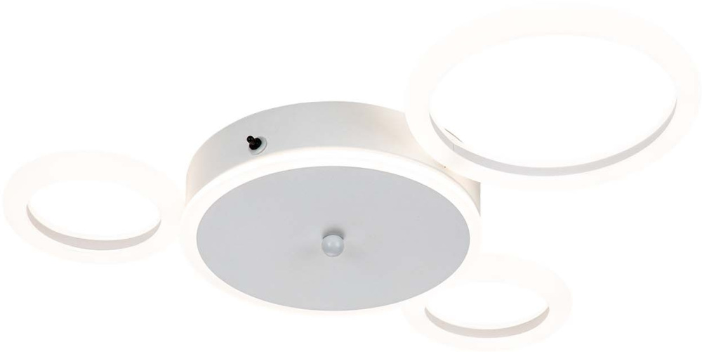 Потолочная люстра (+ночной режим) с пультом 10268/4 LED*40W Escada 10268/4LED White_ESC