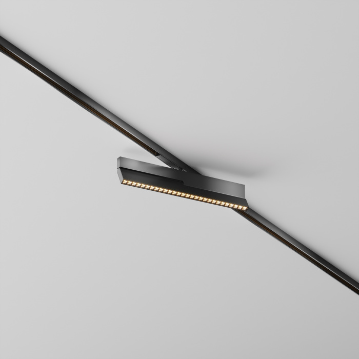 Трековый светильник низковольтный светодиодный 48V 12W 3000К Maytoni TR242-2-12W3K-B_MY