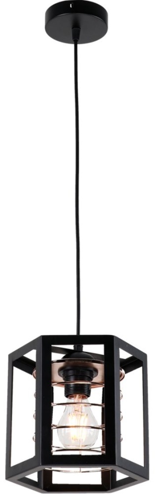 Подвесной светильник MD.8818-1-P BK+FGD Imex MD.8818-1-P BK+FGD_IM