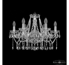 Хрустальная люстра Bohemia Ivele Crystal 1413/6/200 Ni_BI