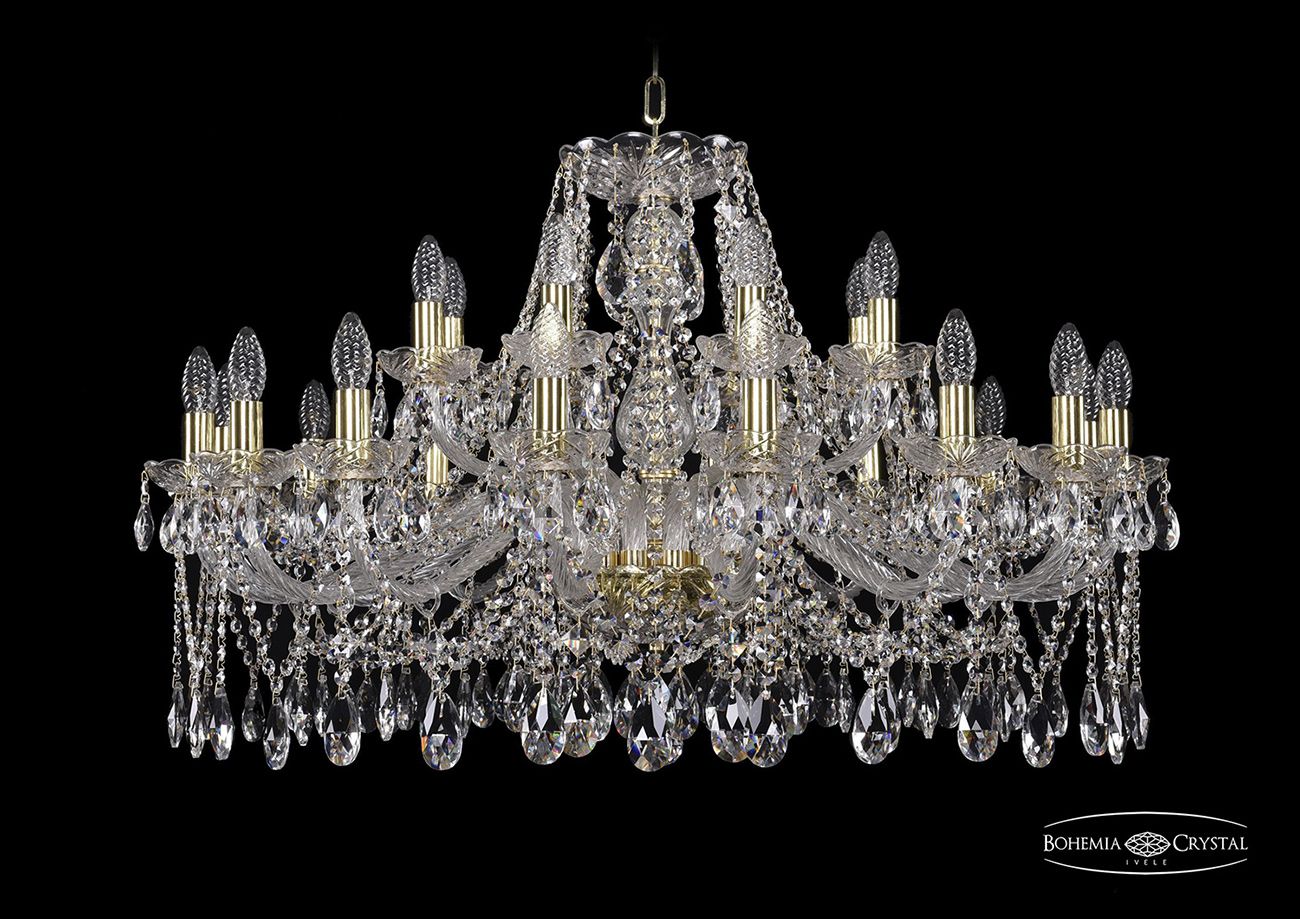 Хрустальная люстра Bohemia Ivele 1413/16+8/360 G_BI