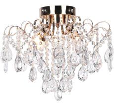 Потолочная люстра хрустальная E14*60W Escada 1120/4PL Gold_ESC