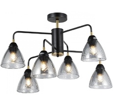 Потолочная люстра Imex MD.74318-6-S-BK+BR_IM