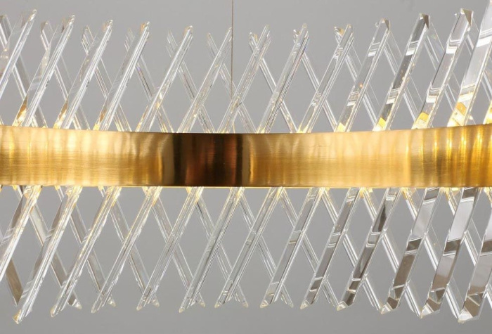 Подвесная люстра хрустальная светодиодная Omnilux OML-99903-62