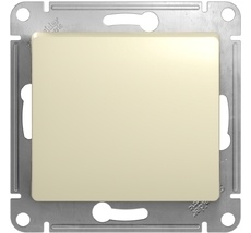 Выключатель встраиваемый одноклавишный (бежевый) Systeme Electric GSL000215