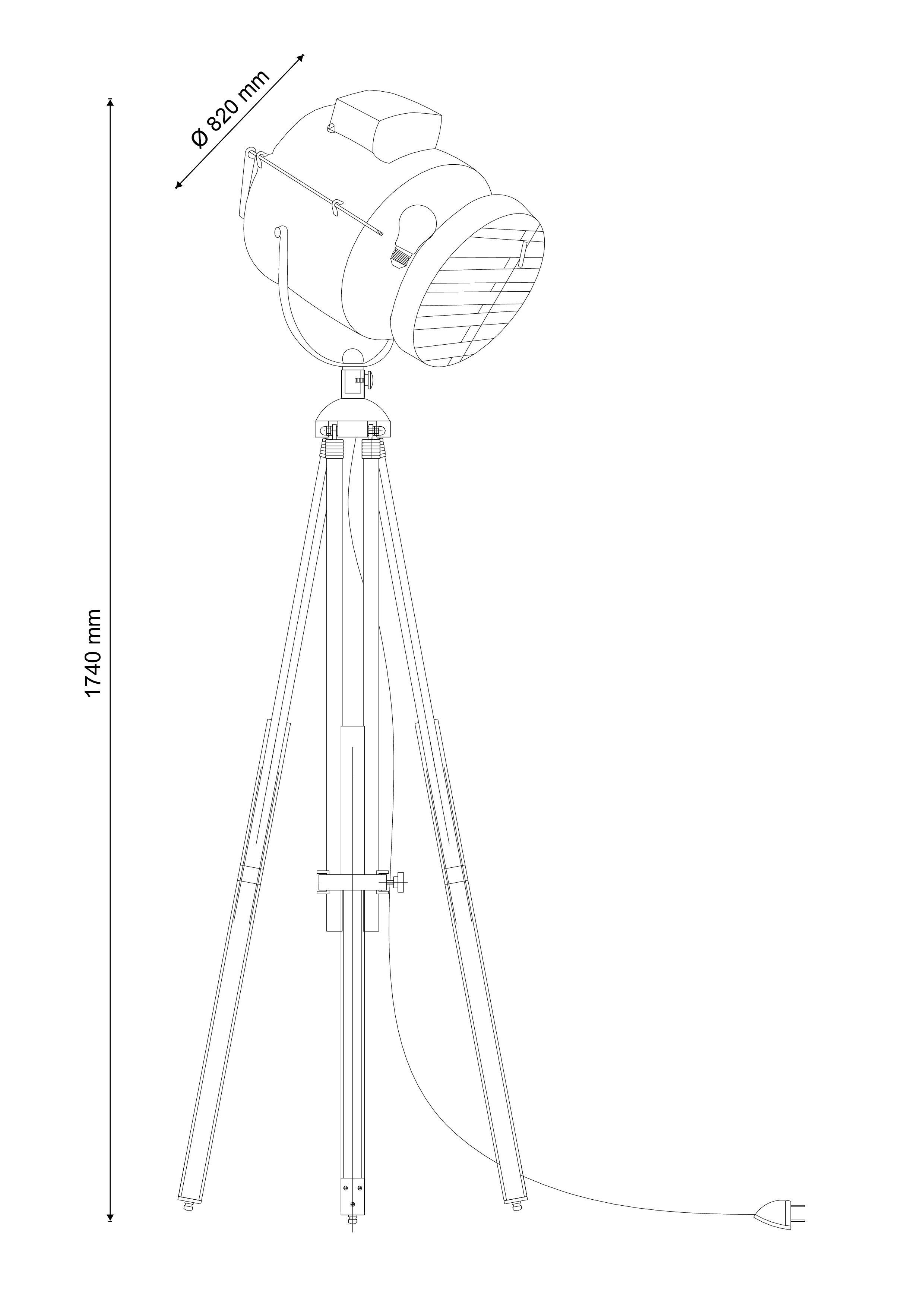 Торшер Lucia Tucci RIFLETTORE Riflettore 095