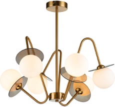 Люстра потолочная на штанге (11020/6R Brass) Indigo V000165