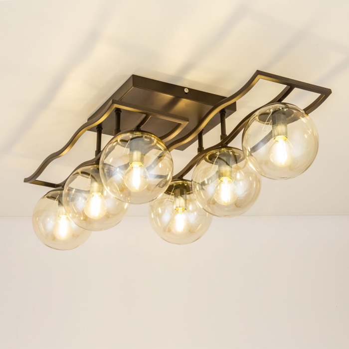 Потолочная люстра CitiLux на штанге Бриз CL106265