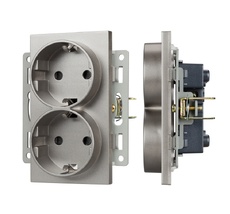 Розетка двойная Arlight SCT-MEUD-PL 043766_ARL