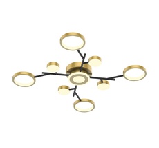 Потолочная люстра на штанге светодиодная с ПДУ F-Promo 4686-9C