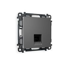 Розетка телефонная Ambrella Volt ALFA RJ-11(4P4C) с защитной шторкой QUANT MA662030_AMB