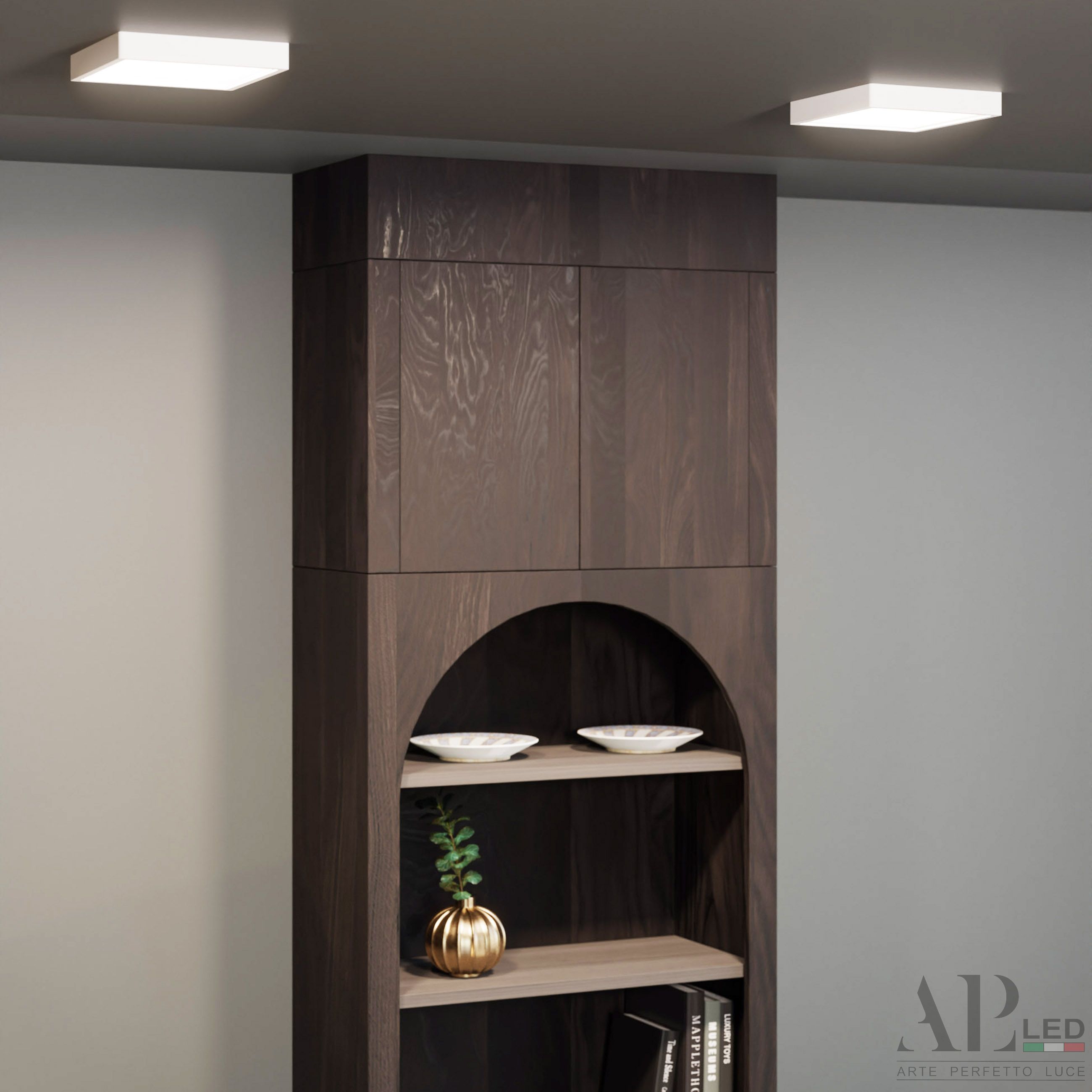 Накладной светильник APL LED Ingrid 3322.LDF1604M/12W/4K_BI