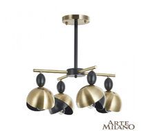 Потолочная люстра Arte Milano Neapolis 271307/4 BK/GD