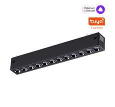 Трековый светодиодный светильник диммир. со сменой цв.температуры, пульт ДУ/Tuya Smart Life NOVOTECH VECTOR 359931