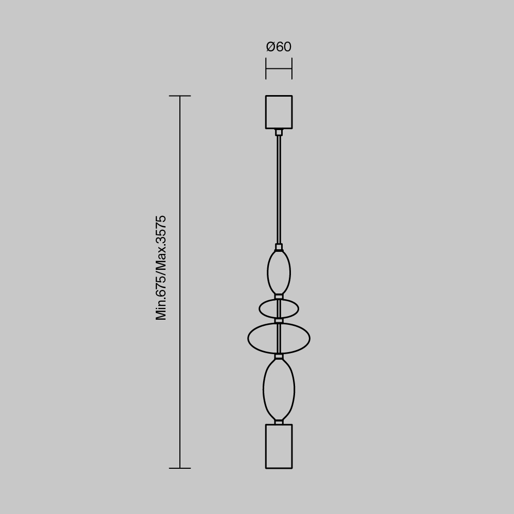 Подвесной светильник Maytoni Monochrome MOD071PL-L8B3K1_MY