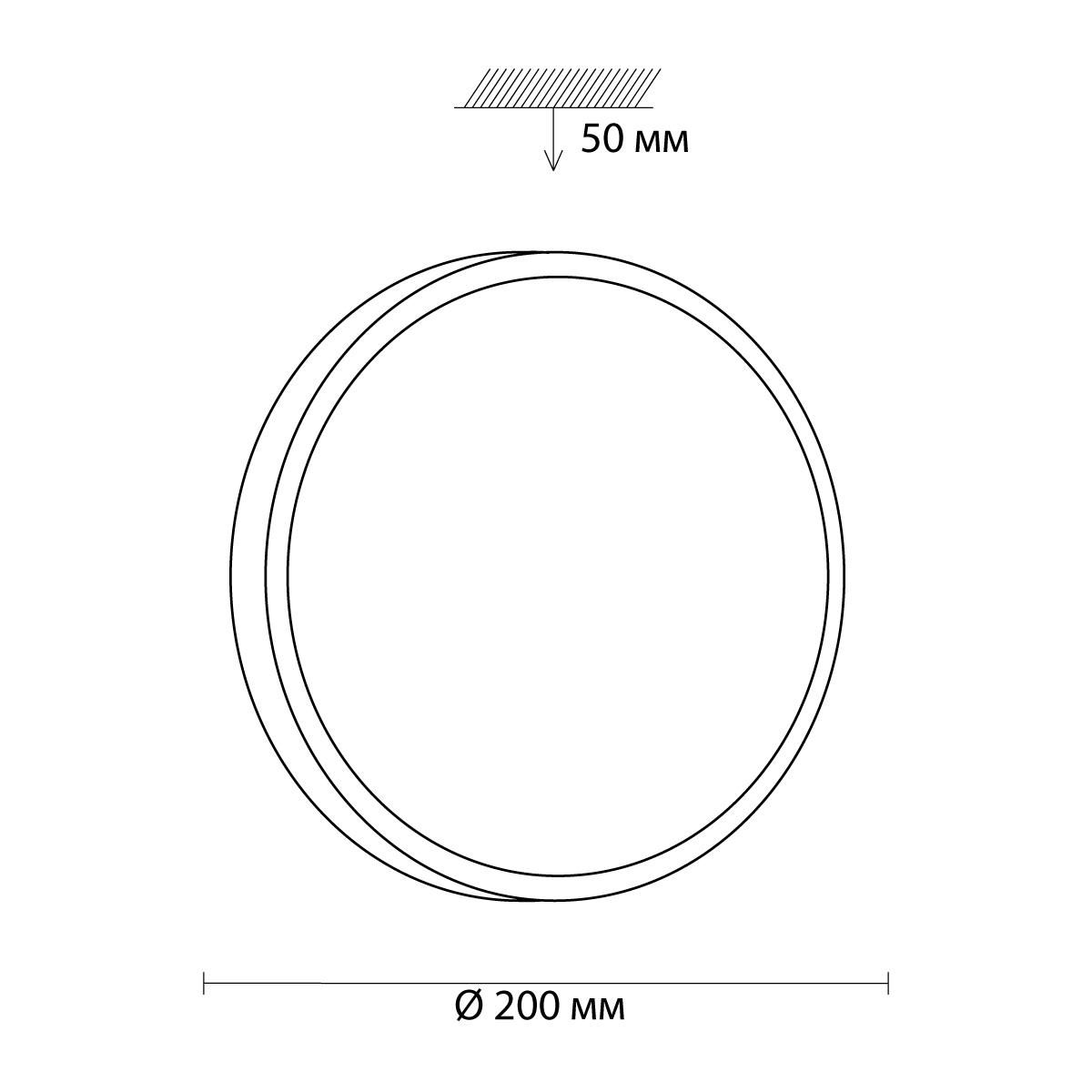 Настенно-потолочный светильник Sonex SMALLI 3012/AL_Sonex