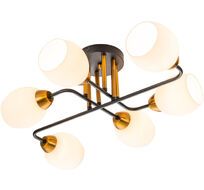 Потолочная люстра на штанге Escada 1132/6P Black_ESC