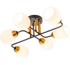 Потолочная люстра на штанге Escada 1132/6P Black_ESC