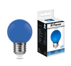 Лампочка светодиодная груша E27 1W 80lm 25118 Feron 25118_FR