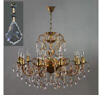 Хрустальная люстра Ambiente Ambient 8888/10 AB Leaf crystal_BZ