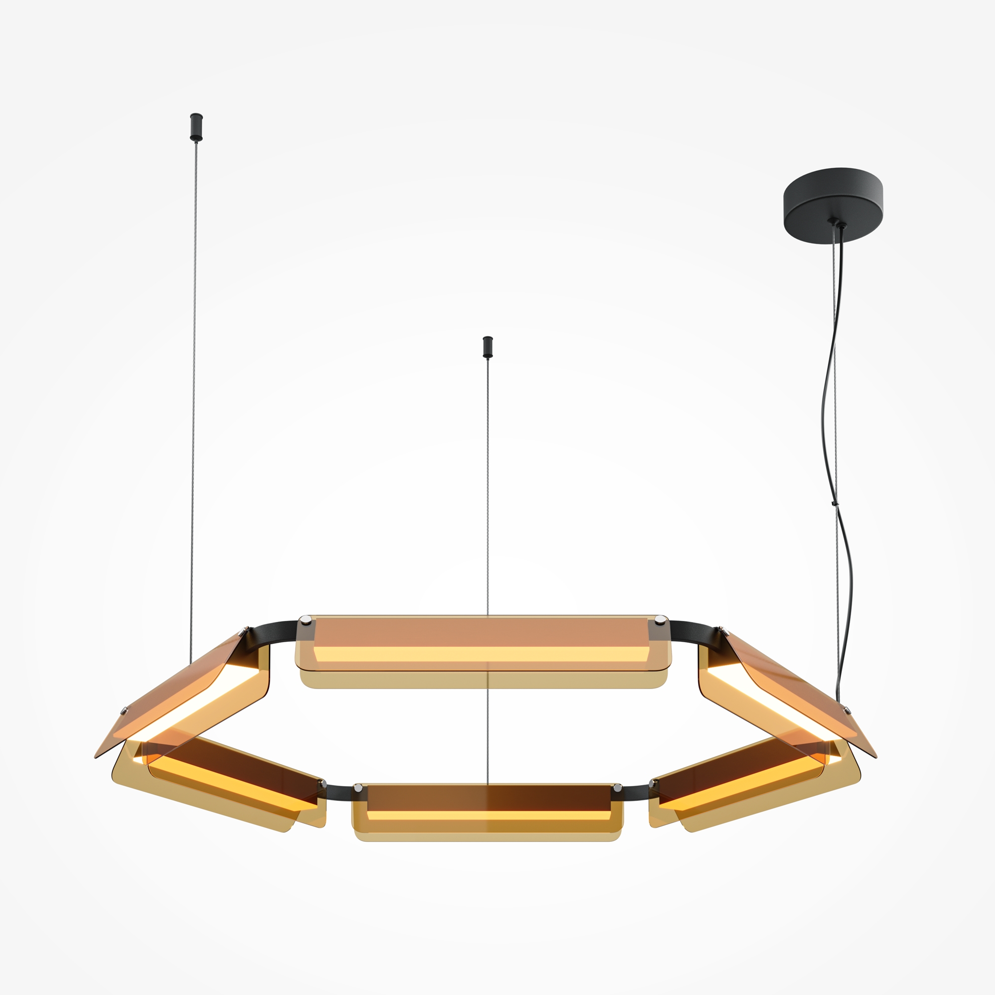 Подвесная люстра Maytoni Flat MOD296PL-L60BC3K_MY