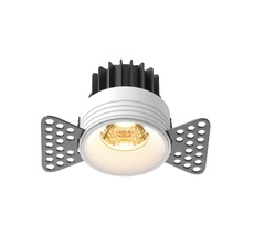 Встраиваемый светильник Maytoni Round DL058-7W2.7K-TRS-W_MY