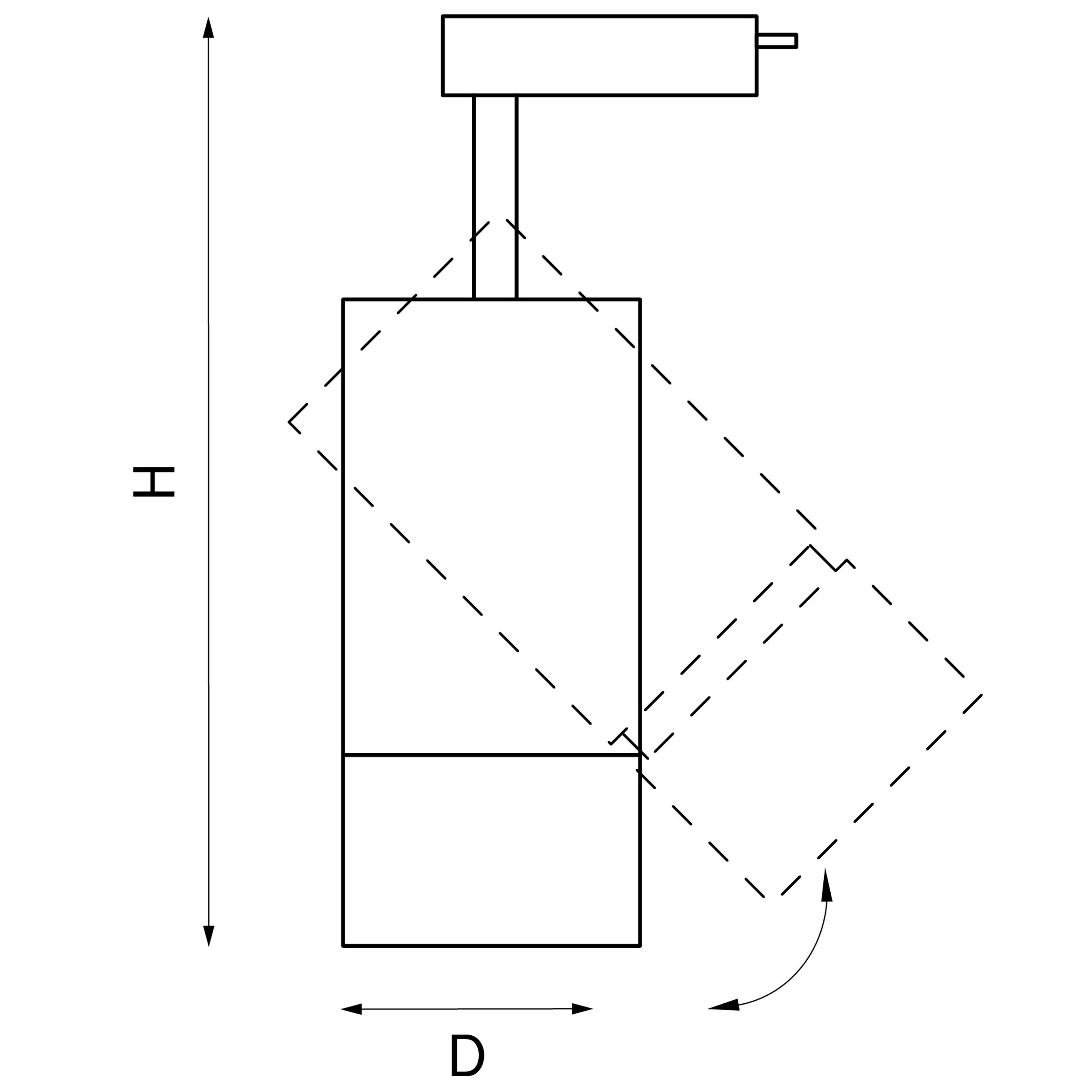 Трековый светильник LightStar для однофазной шины VOLTA 229446_LS