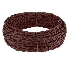 Ретро кабель витой 3х2,5 (итальянский орех) Werkel a050815_WR