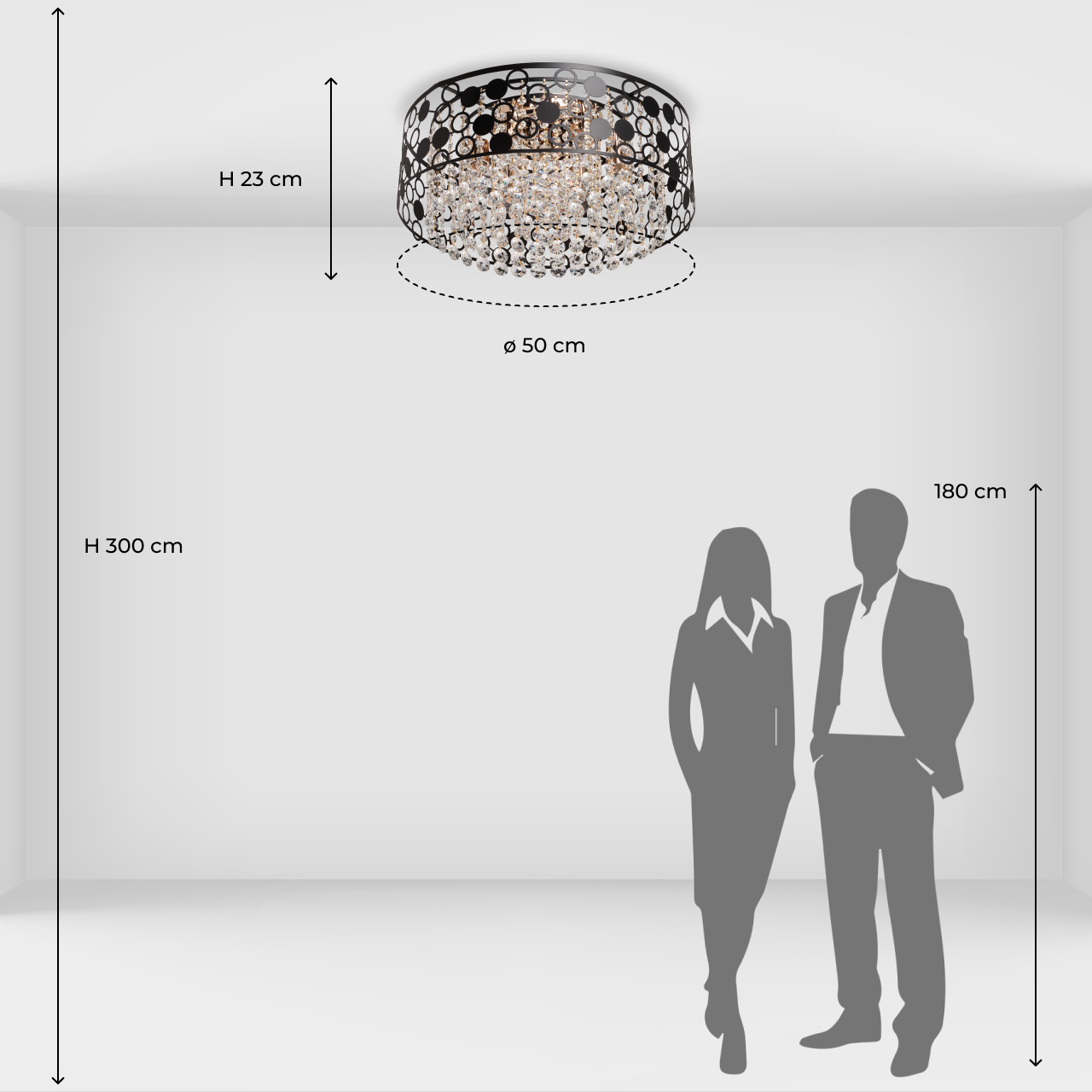 Потолочная люстра De City Бриз 111018507_MW