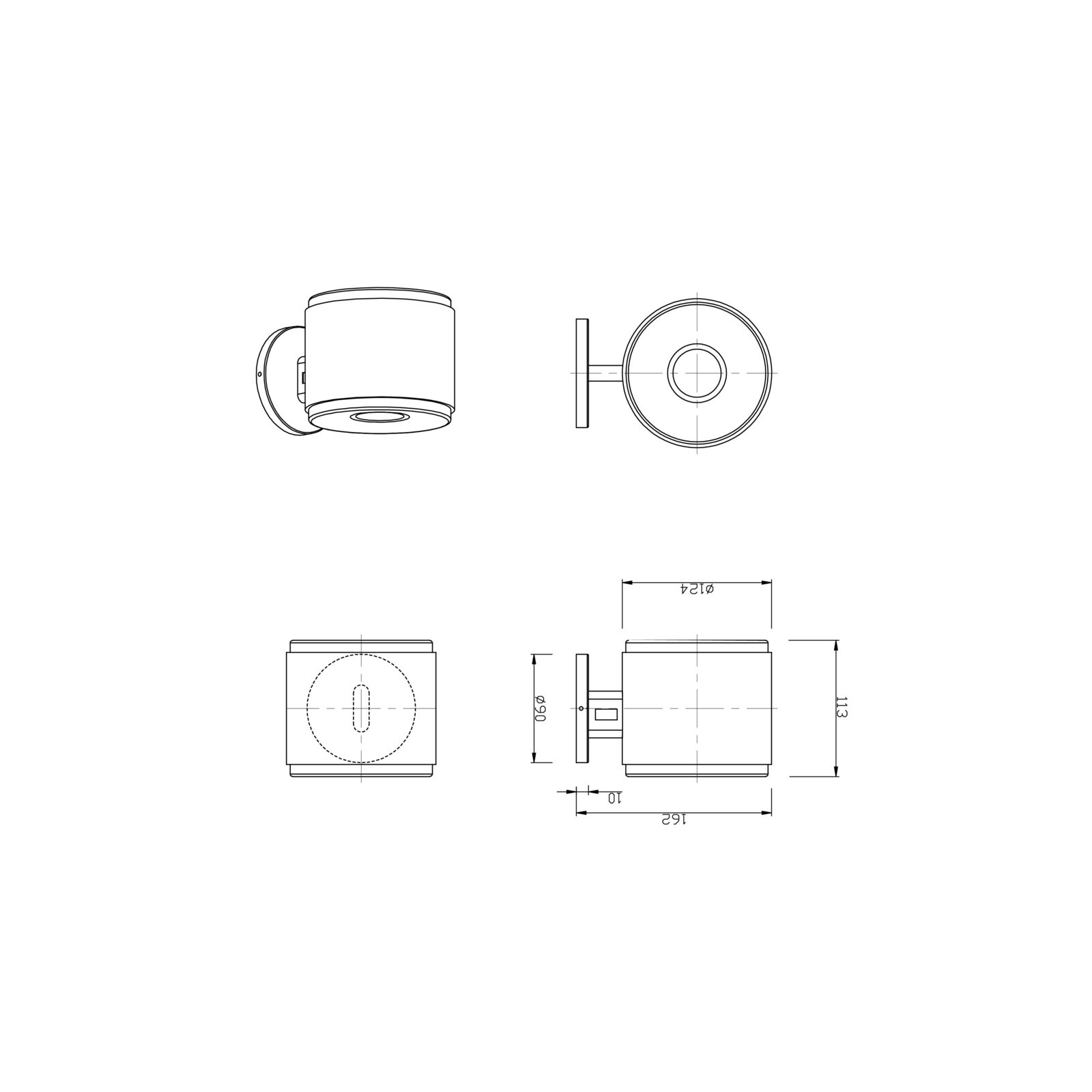 Бра Lucia Tucci TUBE TUBE W5630.2 gold